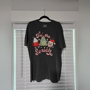 Comfort Colors Tis The Season T-Shirt (Large)